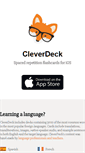 Mobile Screenshot of cleverdeck.com